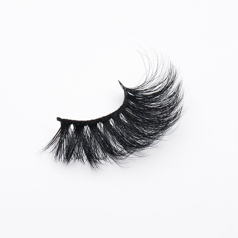 25mm Long Mink Hair Messy Multilayer Cross 3D False Eyelashes EL-002