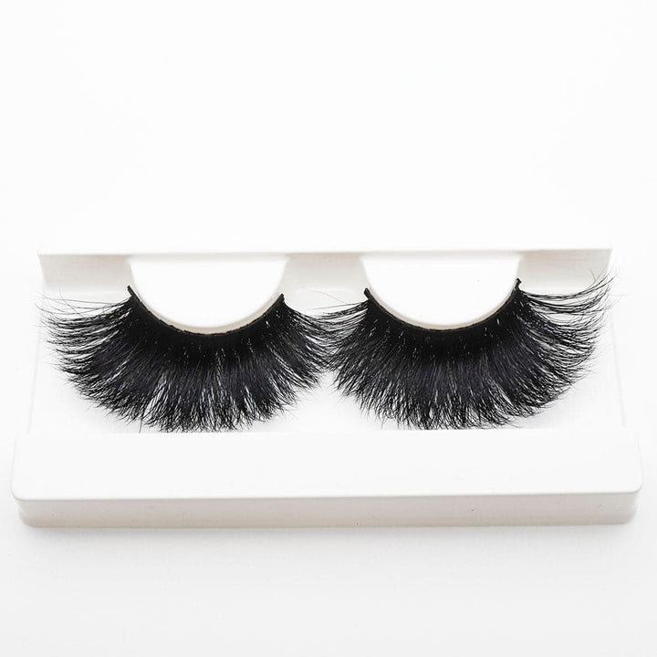 25mm Long Mink Hair Messy Multilayer Cross 3D False Eyelashes EL-004