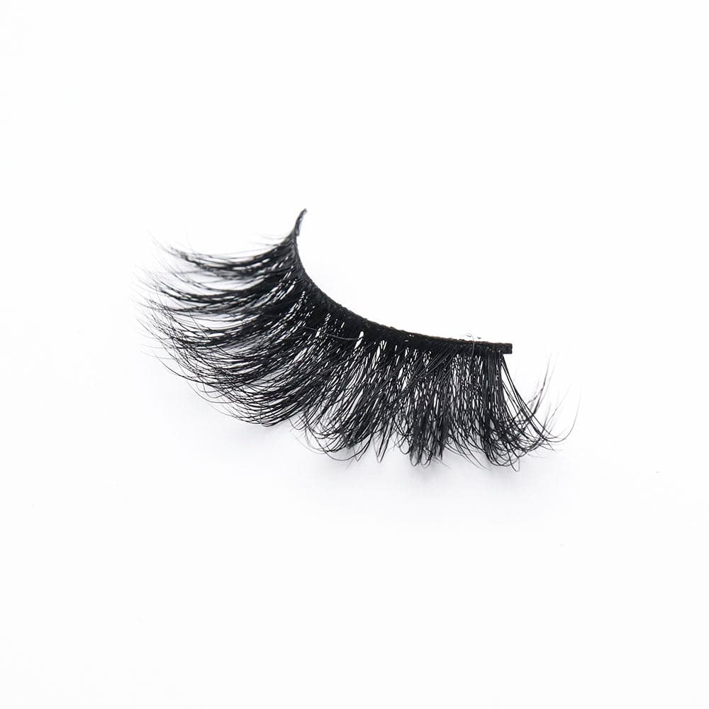 25mm Long Mink Hair Messy Multilayer Cross 3D False Eyelashes EL-006