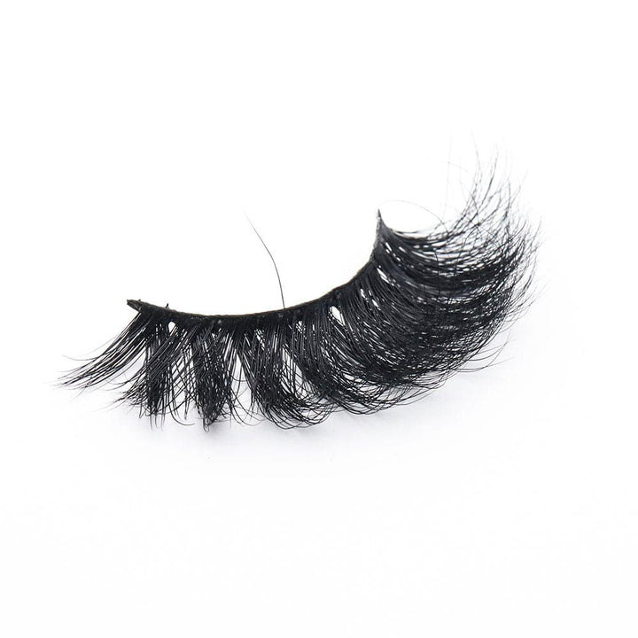 25mm Long Mink Hair Messy Multilayer Cross 3D False Eyelashes EL-008