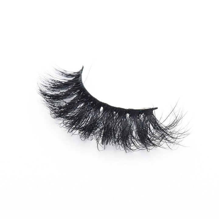 25mm Long Mink Hair Messy Multilayer Cross 3D False Eyelashes EL-008