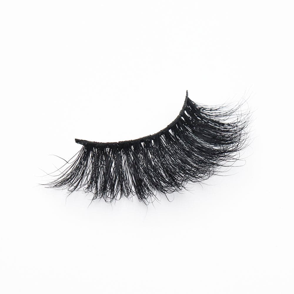 25mm Long Mink Hair Messy Multilayer Cross 3D False Eyelashes EL-009