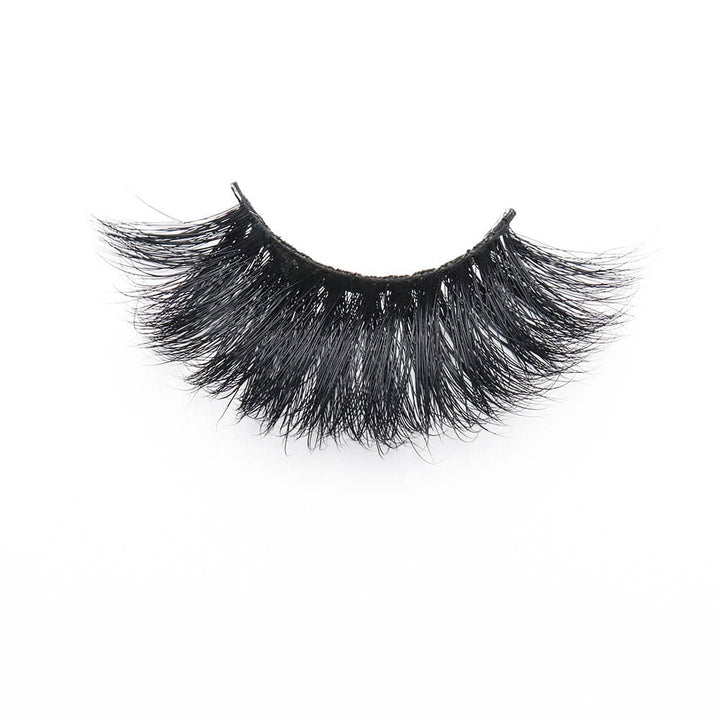 25mm Long Mink Hair Messy Multilayer Cross 3D False Eyelashes EL-010