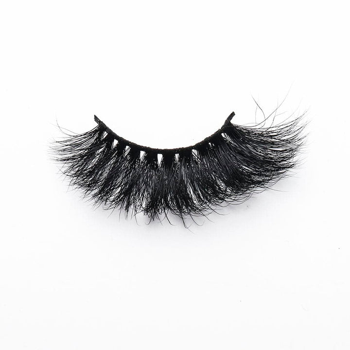 25mm Long Mink Hair Messy Multilayer Cross 3D False Eyelashes EL-012