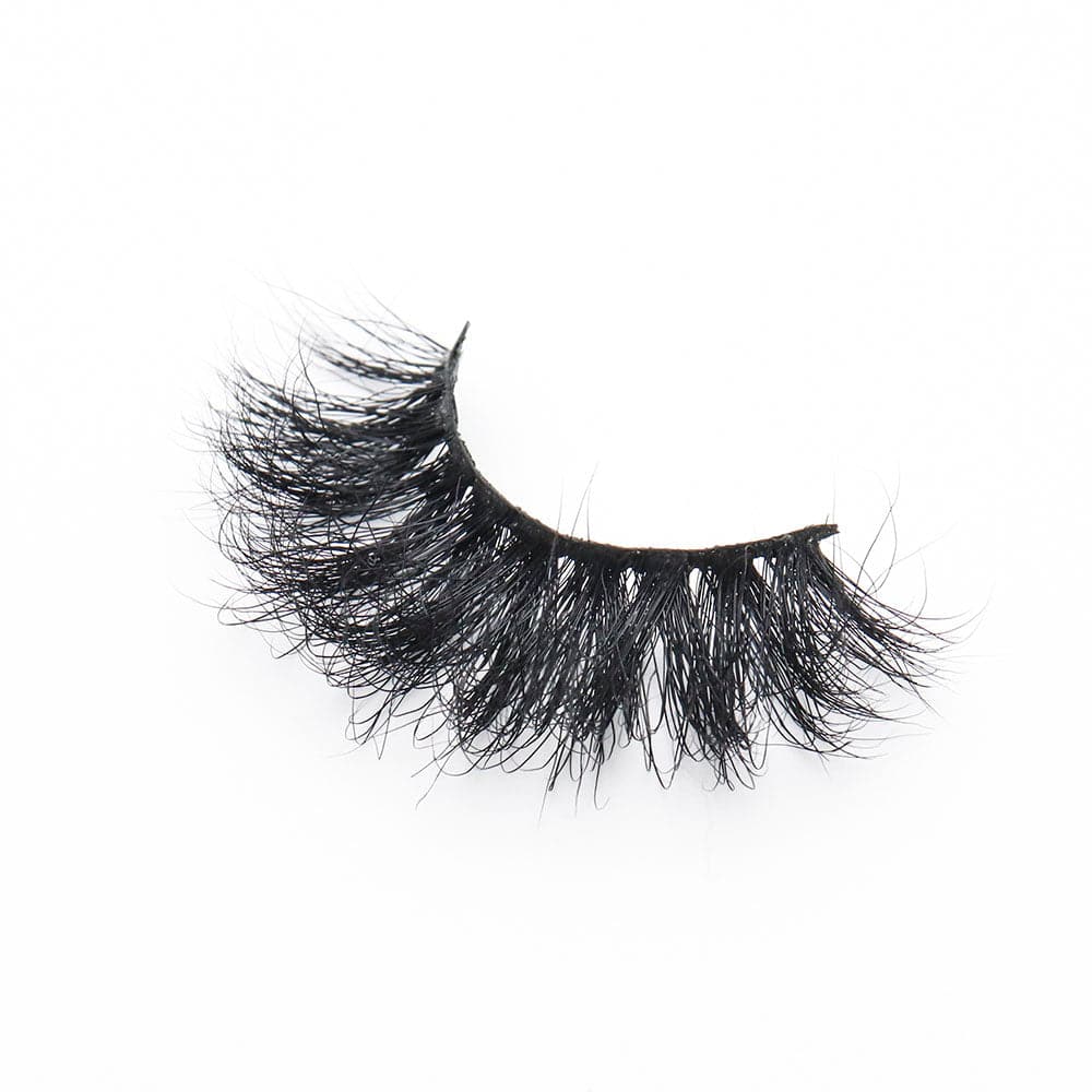 25mm Long Mink Hair Messy Multilayer Cross 3D False Eyelashes EL-013