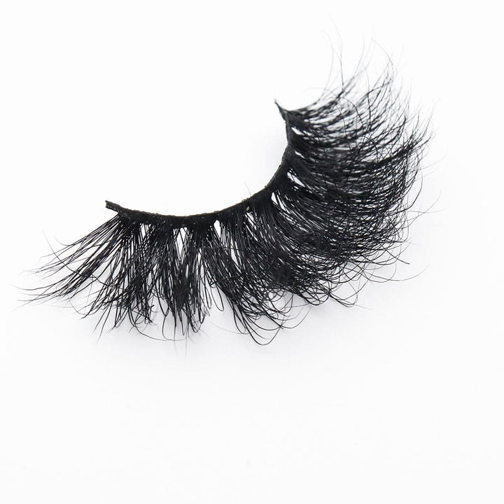 25mm Long Mink Hair Messy Multilayer Cross 3D False Eyelashes EL-013