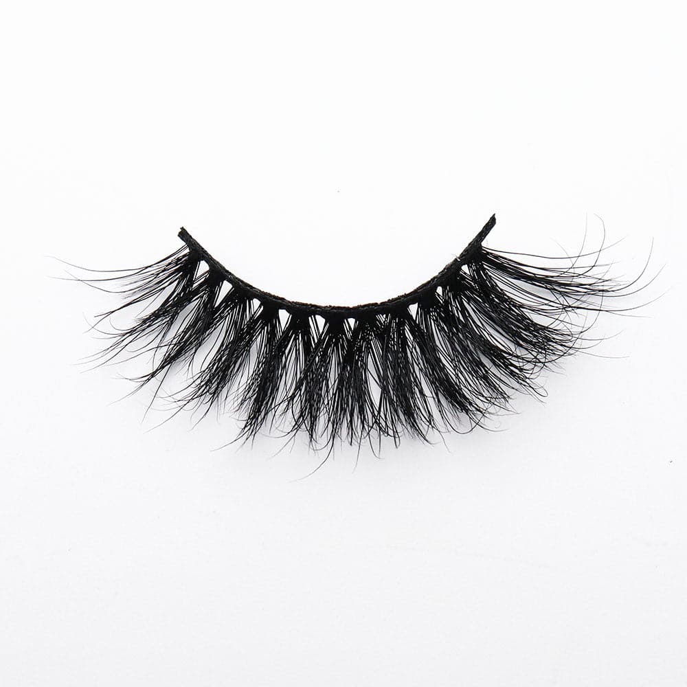 25mm Long Mink Hair Messy Multilayer Cross 3D False Eyelashes EL-014