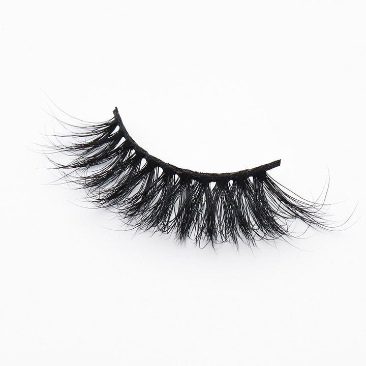 25mm Long Mink Hair Messy Multilayer Cross 3D False Eyelashes EL-014