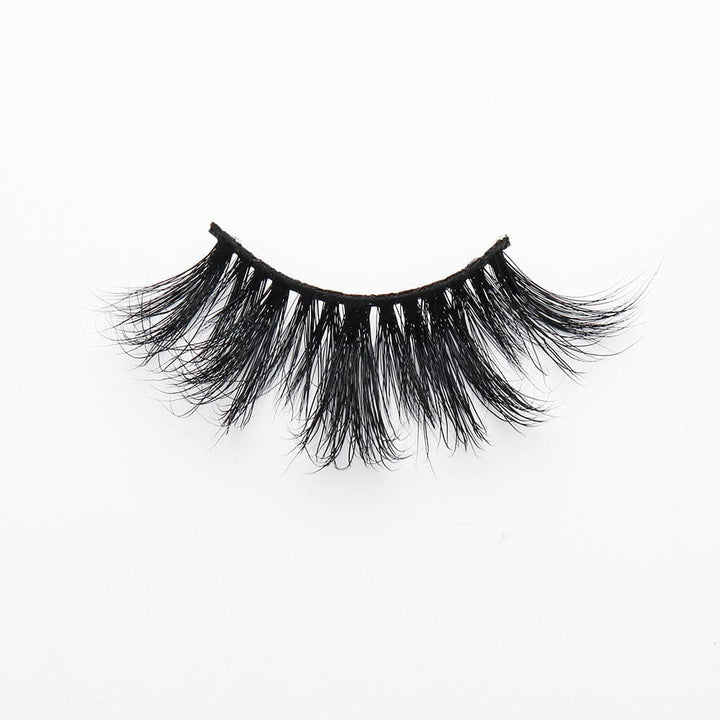 25mm Long Mink Hair Messy Multilayer Cross 3D False Eyelashes EL-015