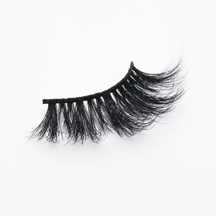 25mm Long Mink Hair Messy Multilayer Cross 3D False Eyelashes EL-015