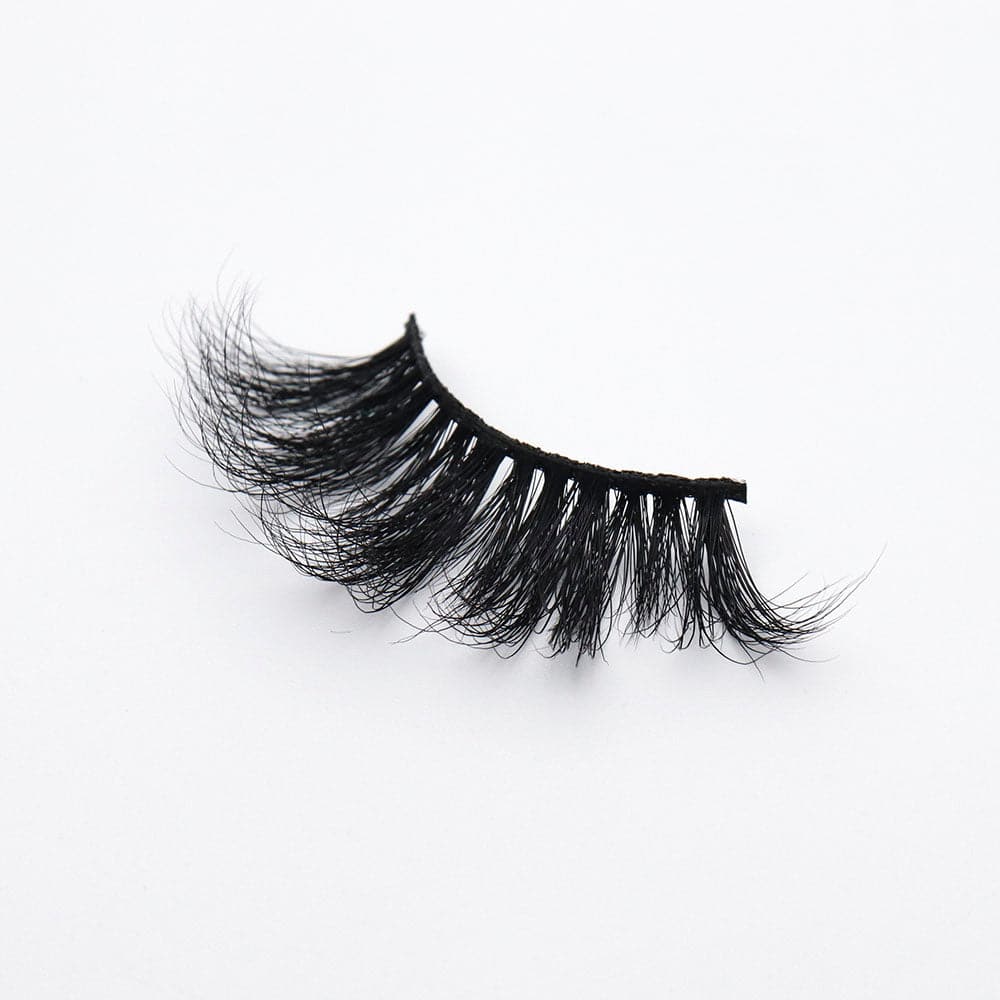 25mm Long Mink Hair Messy Multilayer Cross 3D False Eyelashes EL-015