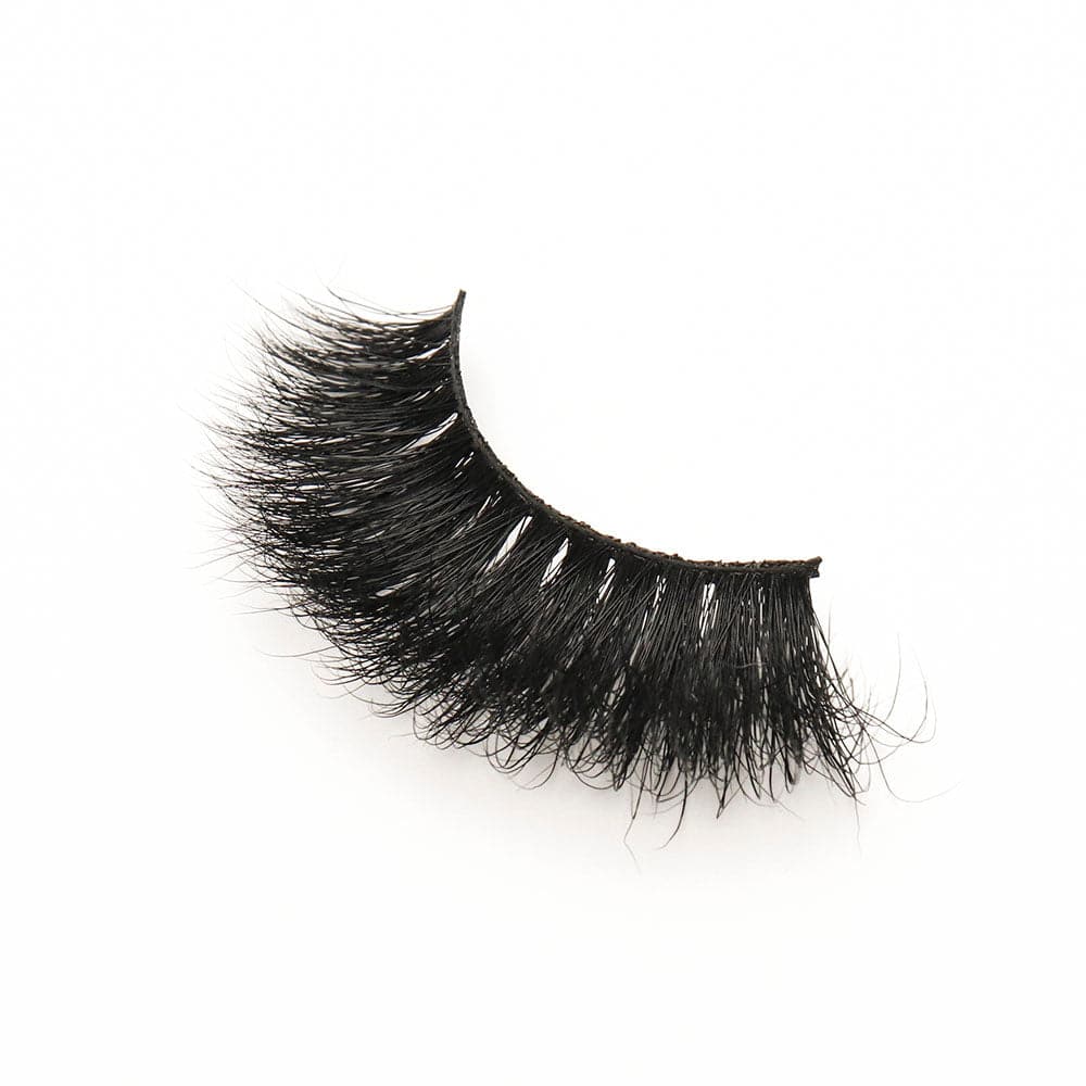 25mm Long Mink Hair Messy Multilayer Cross 3D False Eyelashes EL-011