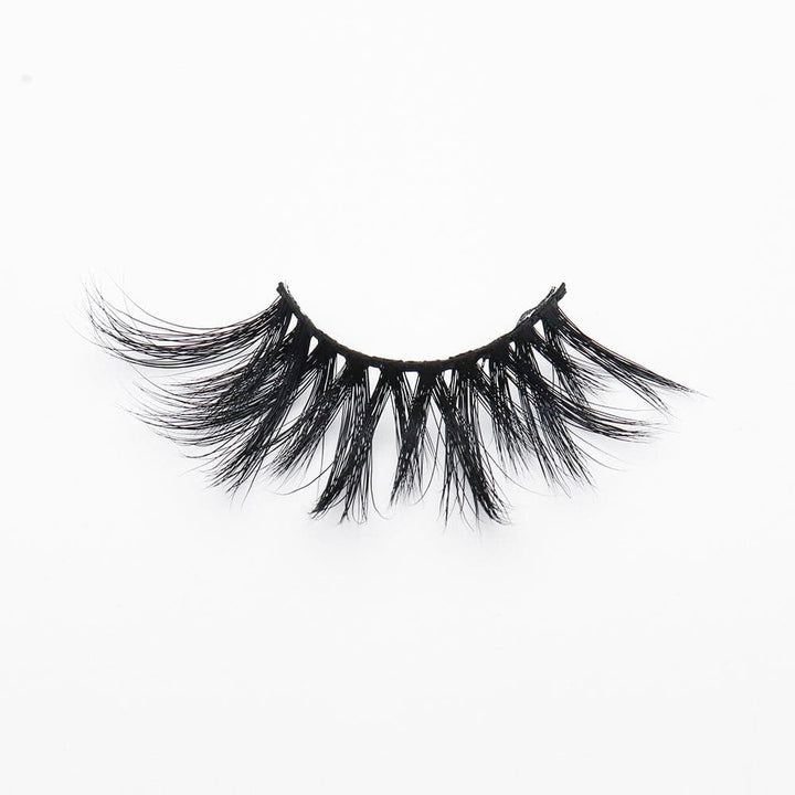 25mm Long Mink Hair Messy Multilayer Cross 3D False Eyelashes EL-001