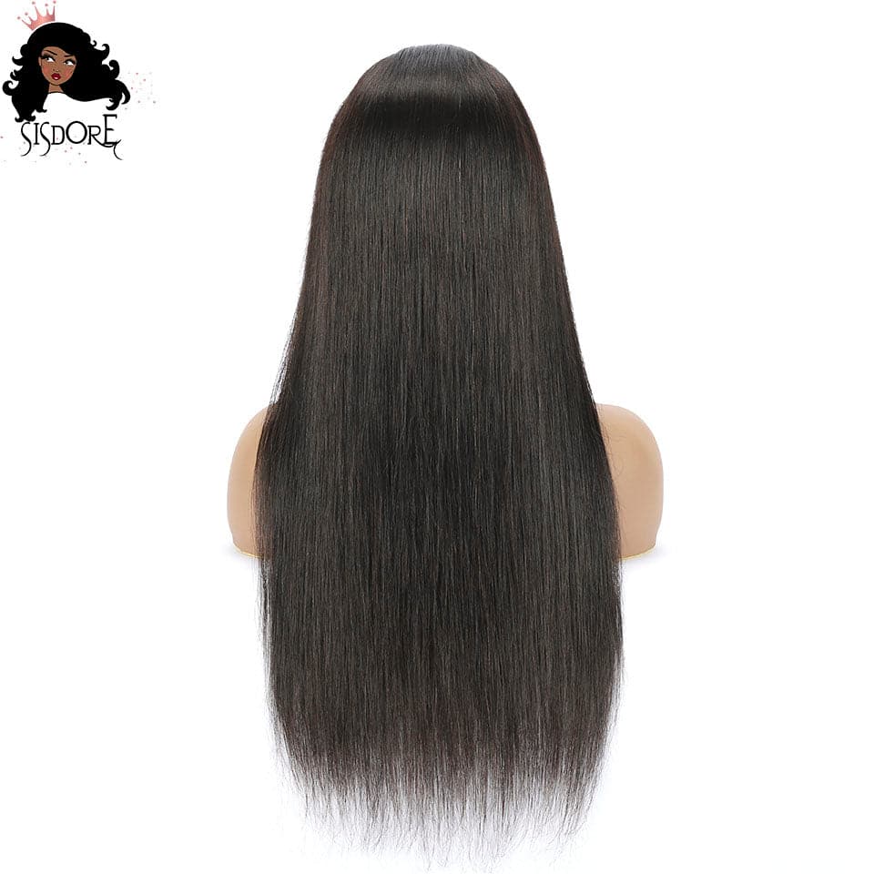 Natural Color Straight 13X4 HD Lace Front Wigs