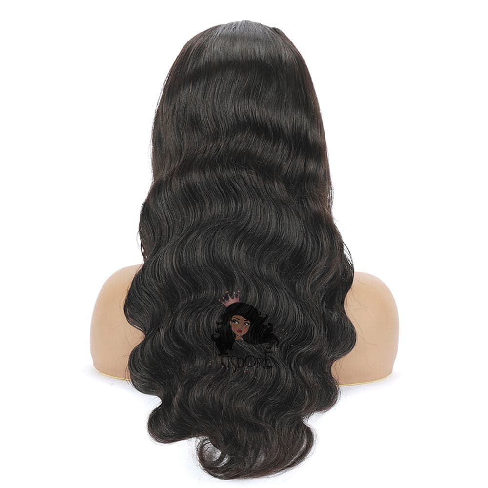  Natural Color Body Wave 4x4 HD Lace Closure Wigs 13x4 Lace Front Wigs