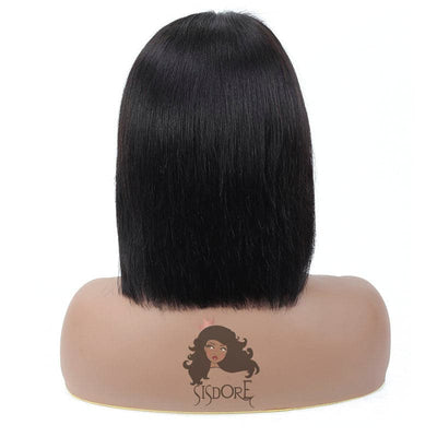 Natural Color Straight Bob 4X4 5X5 Lace Closure Wig 13x4 Lace Frontal Wig
