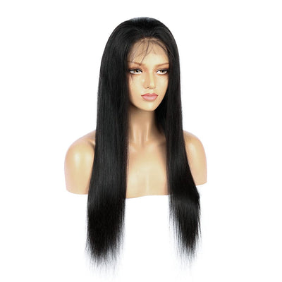 Straight Human Hair Lace Front Wigs