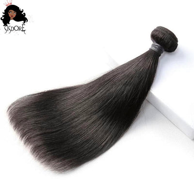 SISDORE 10A Natural Color Straight Brazilian Hair 3 Bundles STB-002