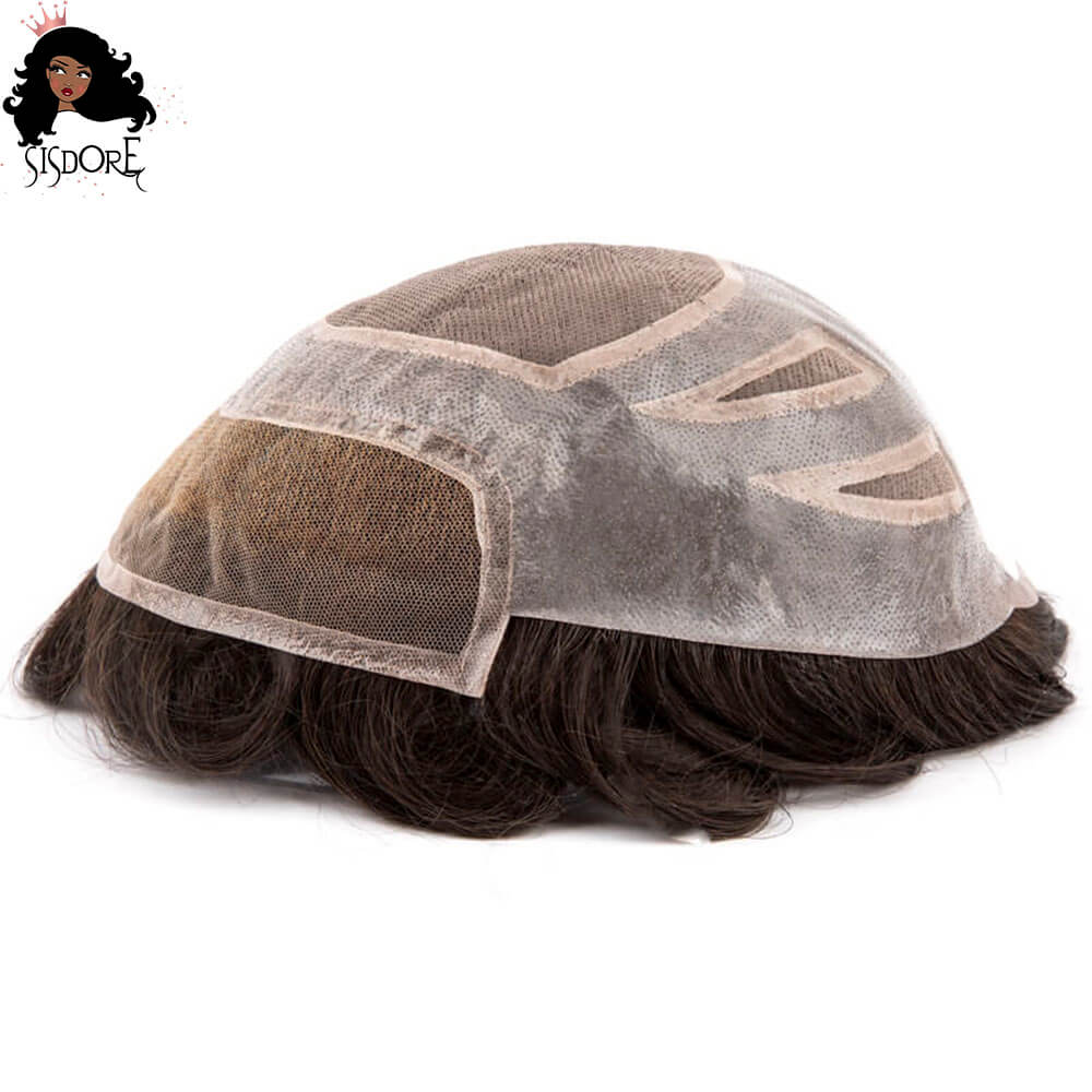 VERSALITE Toupee Hair System, Durable Male Hair Prosthesis