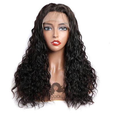 Wet and Wavy Human Hair Wigs | Water Wave Hair Full Lace Wig